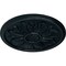 Ekena Millwork Kaya Ceiling Medallion (Fits Canopies up to 5 1/4"), Hand-Painted Night Shade, 23 5/8"OD x 1 1/2"P CM23KANSF - alternate 3